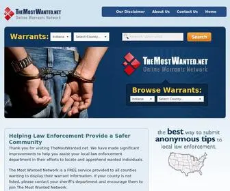 Themostwanted.net(Free Warrant Checks) Screenshot