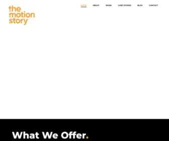 Themotionstory.com(The Motion Story) Screenshot