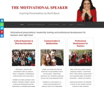 Themotivationalspeaker.com.au(The Motivational Speaker) Screenshot