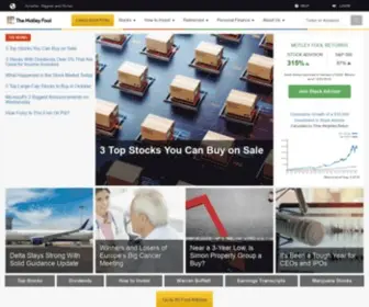 Themotleyfool.com(Stock Investing Advice) Screenshot