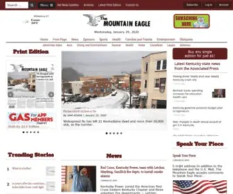 Themountaineagle.com(The Mountain Eagle) Screenshot