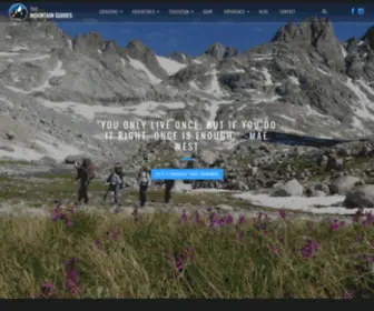 Themountainguides.com(Jackson Hole Mountain Guides) Screenshot