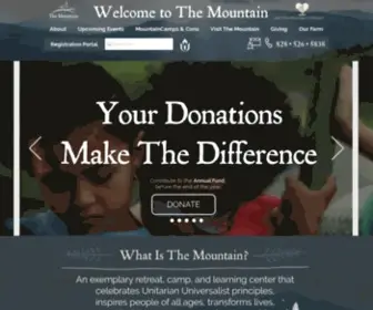 Themountainrlc.org(The Mountain Retreat & Learning Center) Screenshot