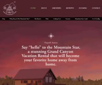 Themountainstar.com(Grand Canyon Vacation Rental) Screenshot