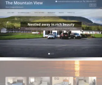 Themountainview.com(Motel, Cottages & Restaurant) Screenshot