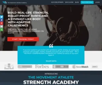 Themovementathlete.com(THE MOVEMENT ATHLETE) Screenshot