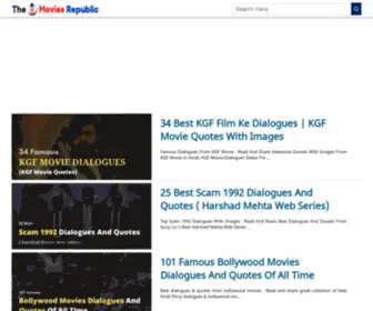 Themoviesrepublic.com(The Movies Republic) Screenshot