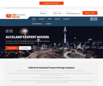 Themovingsquad.co.nz(House Movers) Screenshot