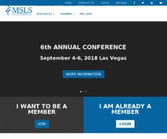 Themsls.org(Medical Science Liaison Society) Screenshot
