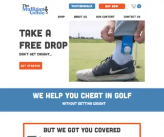 Themulligangenie.com(Cheating in golf and getting caught) Screenshot