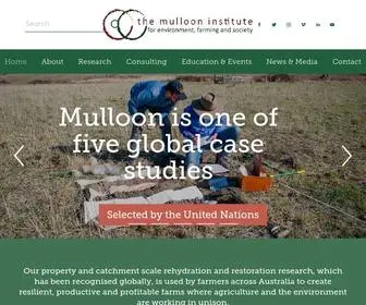 Themullooninstitute.org(Mulloon Institute) Screenshot