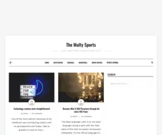 Themultysports.com(The Multy Sports) Screenshot