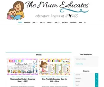 Themumeducates.com(The Mum Educates) Screenshot
