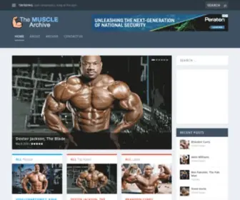 Themusclearchive.com(The Muscle Archive) Screenshot