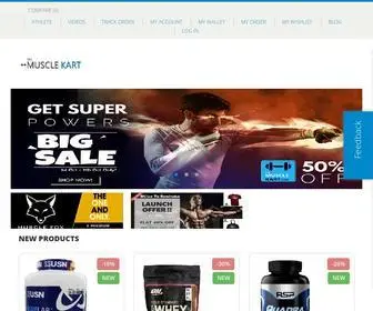 Themusclekart.com(The Muscle) Screenshot