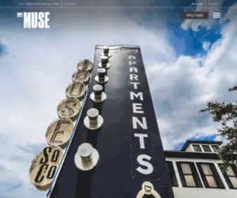 Themuseatsoco.com(The Muse at SoCo is a pet) Screenshot