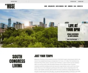 Themusesoco.com(The Muse at SoCo is a pet) Screenshot