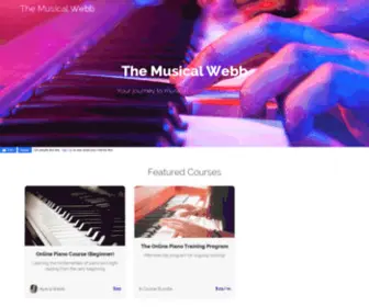 Themusicalwebb.com(The Musical Webb) Screenshot