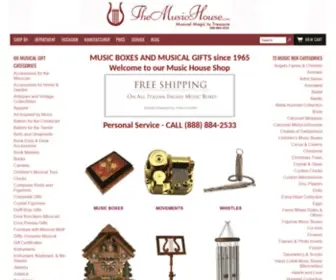 Themusichouse.com(Music Boxes And Musical Gifts Since 1965) Screenshot