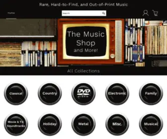 Themusicshopandmore.com(The Music Shop And More) Screenshot