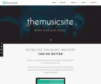 Themusicsite.com(The Music Site) Screenshot