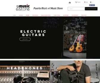 ThemusicStorepr.com(The Caribbean's largest musical instrument warehouse) Screenshot