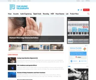 Themusictelegraph.com(The Music Telegraph) Screenshot