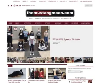 Themustangmoon.com(The Student News Site of Mount Vernon High School) Screenshot