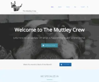 Themuttleycrew.com(Portland Metro's Finest Dog Daycare and Grooming Services) Screenshot