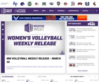 Themw.com(Mountain West Conference) Screenshot