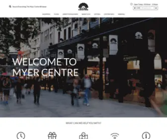 Themyercentre.com.au(The Myer Centre) Screenshot