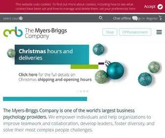 Themyersbriggs.com(The Myers) Screenshot