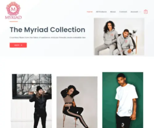 Themyriadcollection.com(WordPress) Screenshot