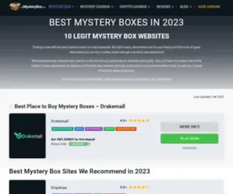 Themysterybox.org(10 Best Mystery Boxes in 2023 to Buy) Screenshot