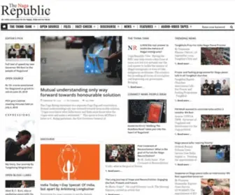 Thenagarepublic.com(The Naga Republic) Screenshot