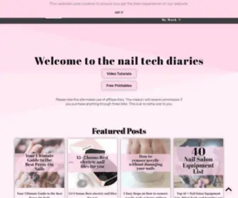 Thenailtechdiaries.com(For the best in nail tech advice) Screenshot