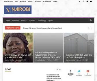 Thenairobistar.com(The Nairobi Star) Screenshot