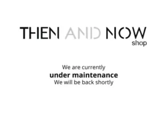 Thenandnowshop.com(The best from established and emerging designers) Screenshot