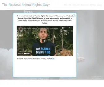 Thenard.org(The National Animal Rights Day) Screenshot