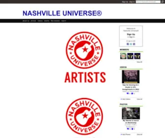 Thenashvilleuniverse.com(Nashville Universe) Screenshot