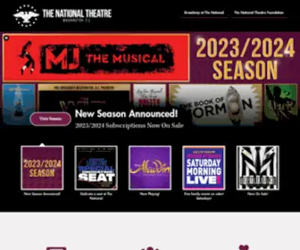 Thenationaldc.org(The National Theatre) Screenshot
