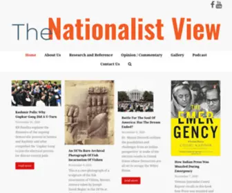 Thenationalistview.com(The Nationalist View) Screenshot