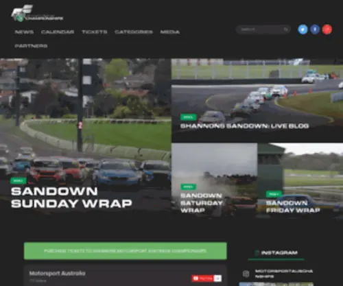 Thenationals.com.au(Shannons Motorsport Australia Championships) Screenshot