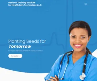 Thenationaltraininginstituteforhealthcaretechnicians.com(National Training Institute for HealthCare Technicians L.L.C) Screenshot