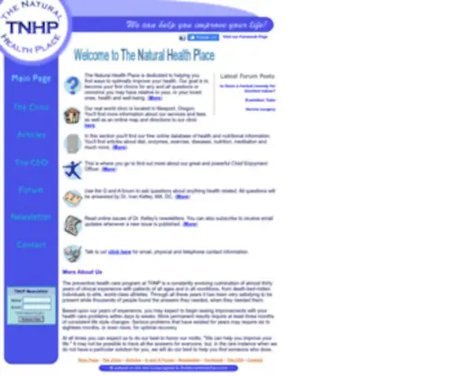 Thenaturalhealthplace.com(The Natural Health Place) Screenshot