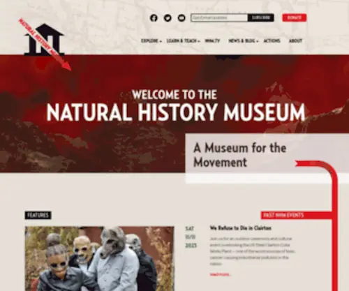 Thenaturalhistorymuseum.org(The Natural History Museum) Screenshot