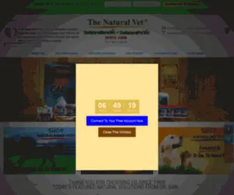Thenaturalpetvet.net(The Natural Vet) Screenshot