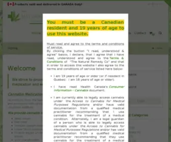 Thenaturalremedy.ca(Offering the highest quality and value for a fair price) Screenshot