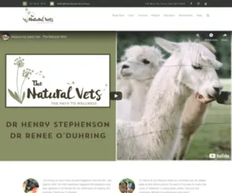 Thenaturalvets.com.au(The Natural Vets) Screenshot