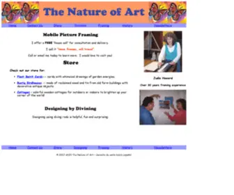 Thenatureofartframeshop.com(The Nature of Art) Screenshot